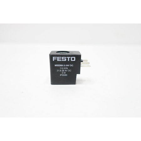 Festo SOLENOID COIL 21.6-26.4V-DC VALVE PARTS AND ACCESSORY MSEBB-3-24VDC
